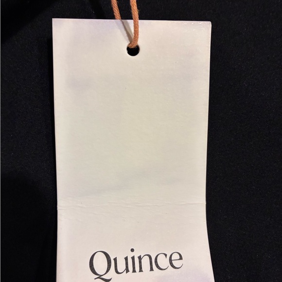 NWT Quince Ultra-Stretch Ponte Pencil Skirt Black Women’s Large - Picture 8 of 10